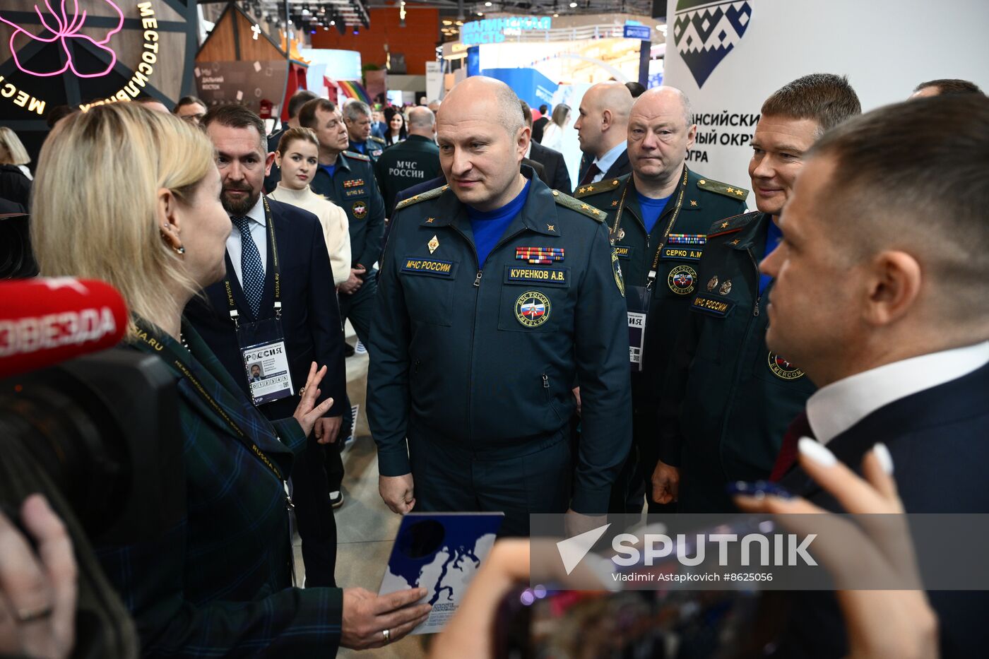 RUSSIA EXPO. Russian Emergencies Minister Alexander Kurenkov attends exhibition