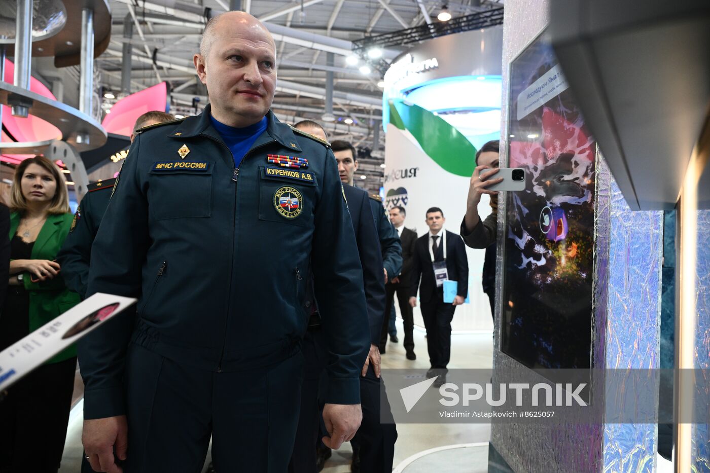 RUSSIA EXPO. Russian Emergencies Minister Alexander Kurenkov attends exhibition