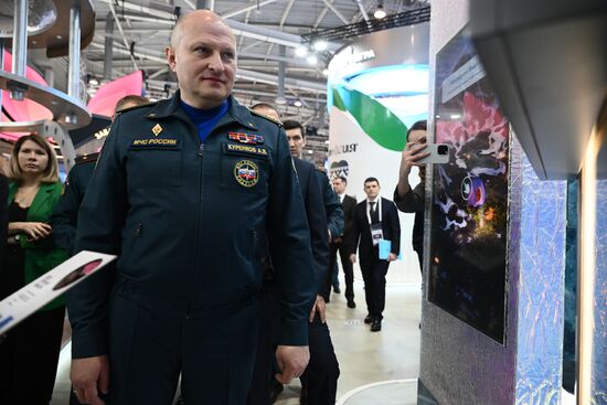 RUSSIA EXPO. Russian Emergencies Minister Alexander Kurenkov attends exhibition