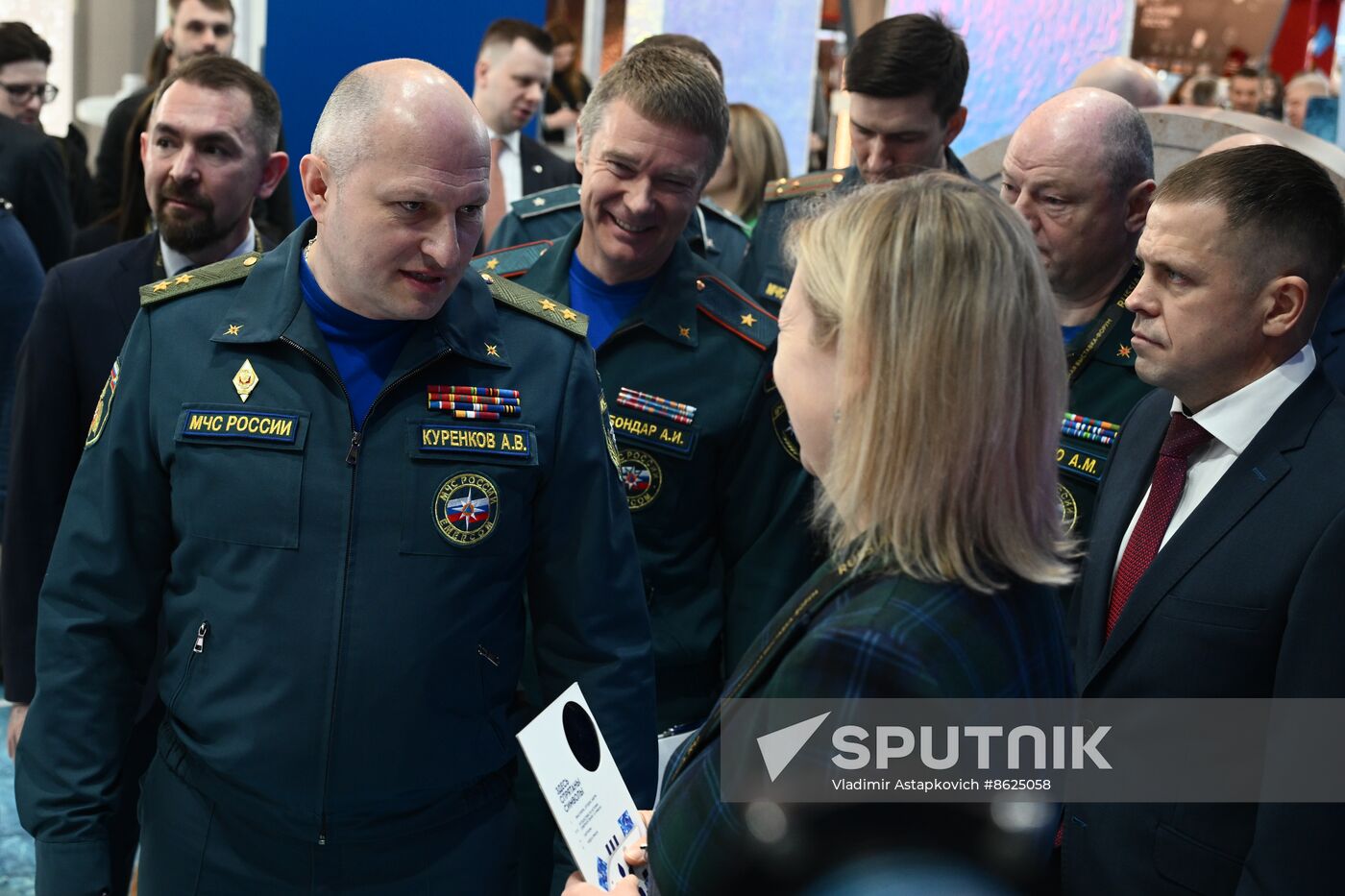RUSSIA EXPO. Russian Emergencies Minister Alexander Kurenkov attends exhibition