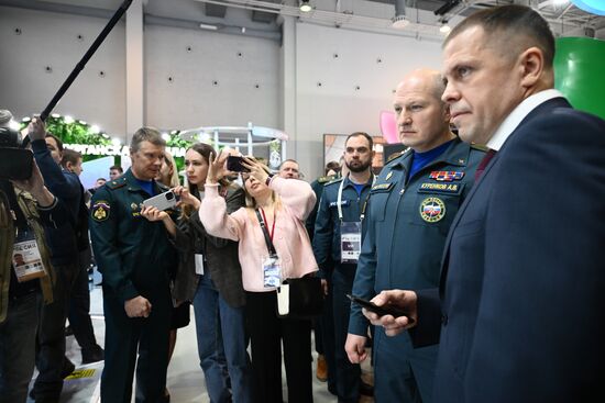 RUSSIA EXPO. Russian Emergencies Minister Alexander Kurenkov attends exhibition