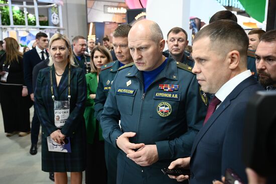 RUSSIA EXPO. Russian Emergencies Minister Alexander Kurenkov attends exhibition