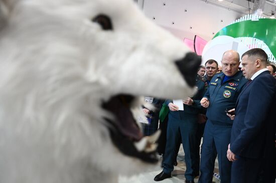 RUSSIA EXPO. Russian Emergencies Minister Alexander Kurenkov attends exhibition