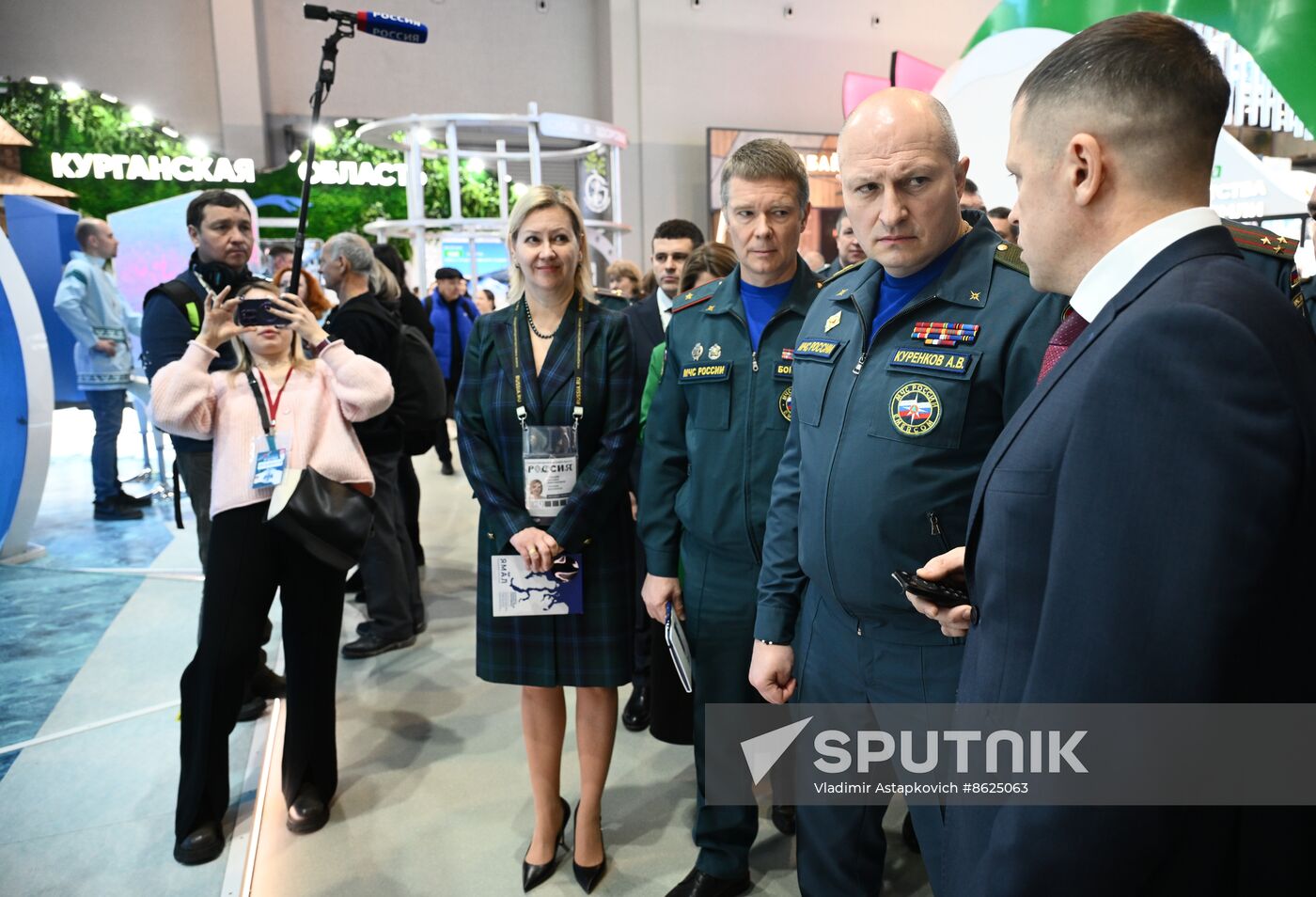 RUSSIA EXPO. Russian Emergencies Minister Alexander Kurenkov attends exhibition