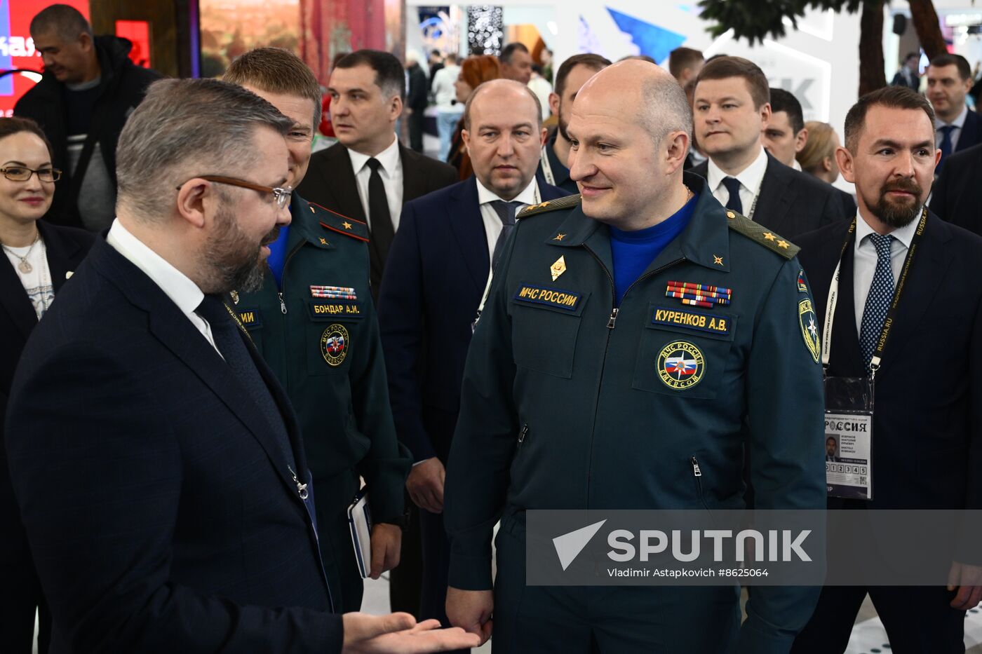 RUSSIA EXPO. Russian Emergencies Minister Alexander Kurenkov attends exhibition