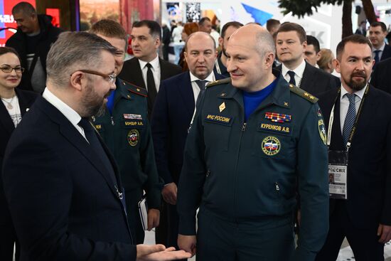 RUSSIA EXPO. Russian Emergencies Minister Alexander Kurenkov attends exhibition