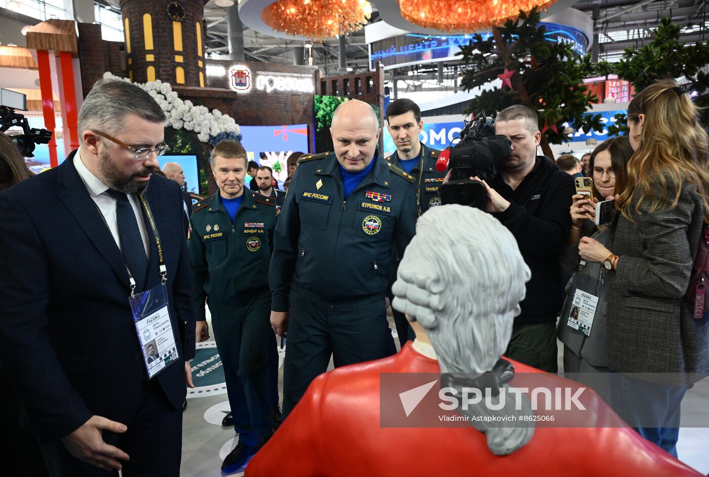 RUSSIA EXPO. Russian Emergencies Minister Alexander Kurenkov attends exhibition