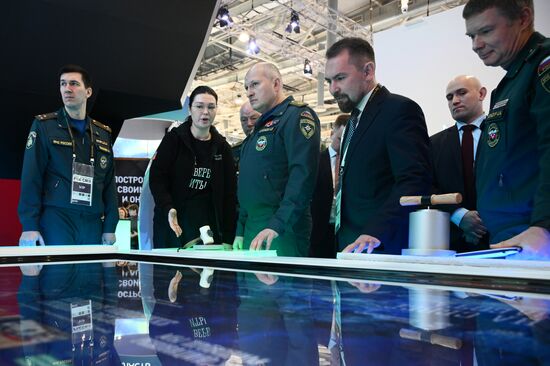 RUSSIA EXPO. Russian Emergencies Minister Alexander Kurenkov attends exhibition