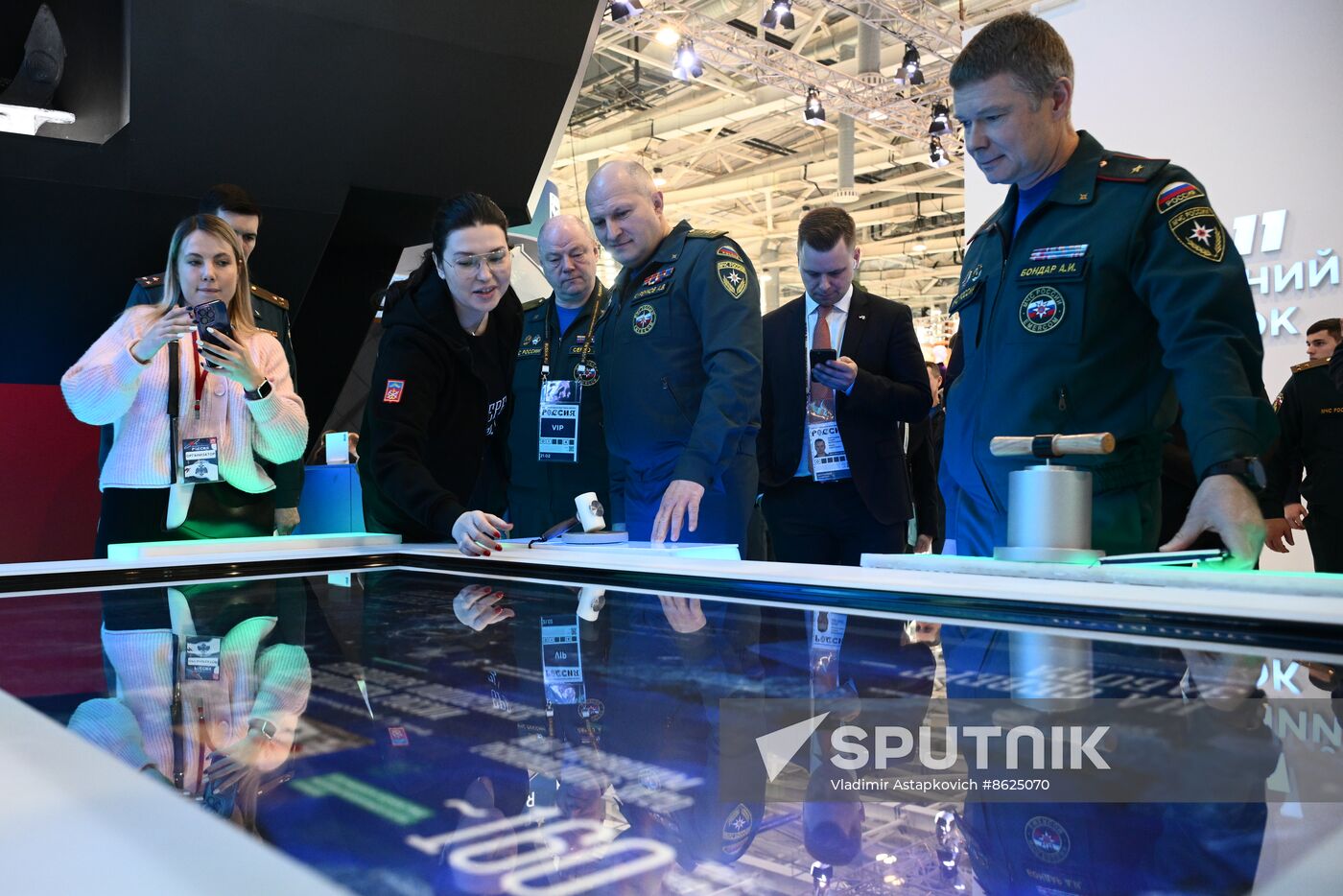 RUSSIA EXPO. Russian Emergencies Minister Alexander Kurenkov attends exhibition