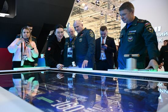 RUSSIA EXPO. Russian Emergencies Minister Alexander Kurenkov attends exhibition