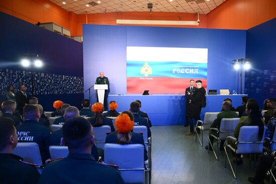 RUSSIA EXPO. Russian Emergencies Minister Alexander Kurenkov attends exhibition