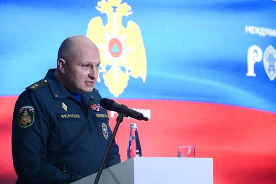 RUSSIA EXPO. Russian Emergencies Minister Alexander Kurenkov attends exhibition