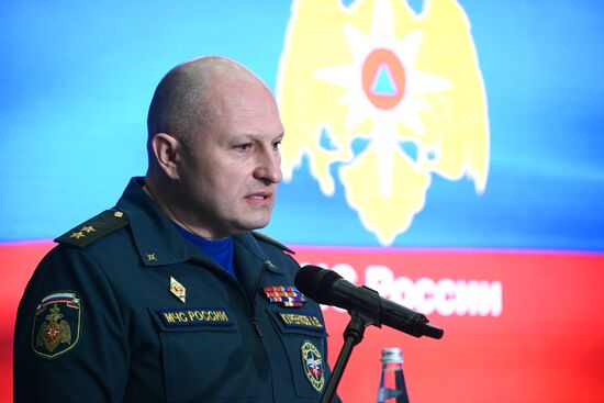 RUSSIA EXPO. Russian Emergencies Minister Alexander Kurenkov attends exhibition
