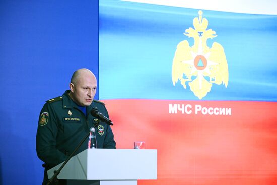 RUSSIA EXPO. Russian Emergencies Minister Alexander Kurenkov attends exhibition