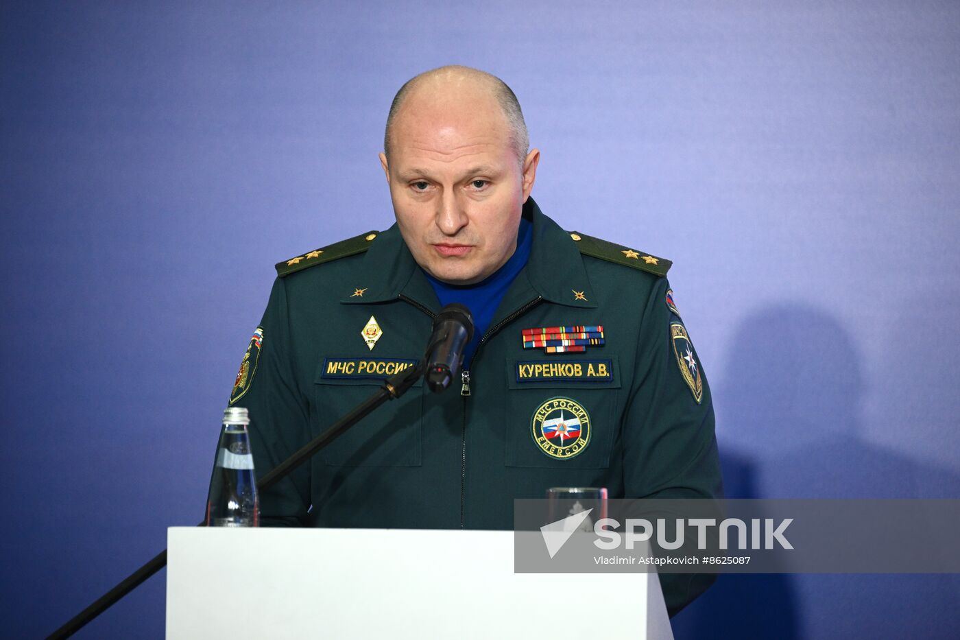 RUSSIA EXPO. Russian Emergencies Minister Alexander Kurenkov attends exhibition