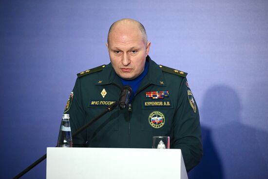 RUSSIA EXPO. Russian Emergencies Minister Alexander Kurenkov attends exhibition