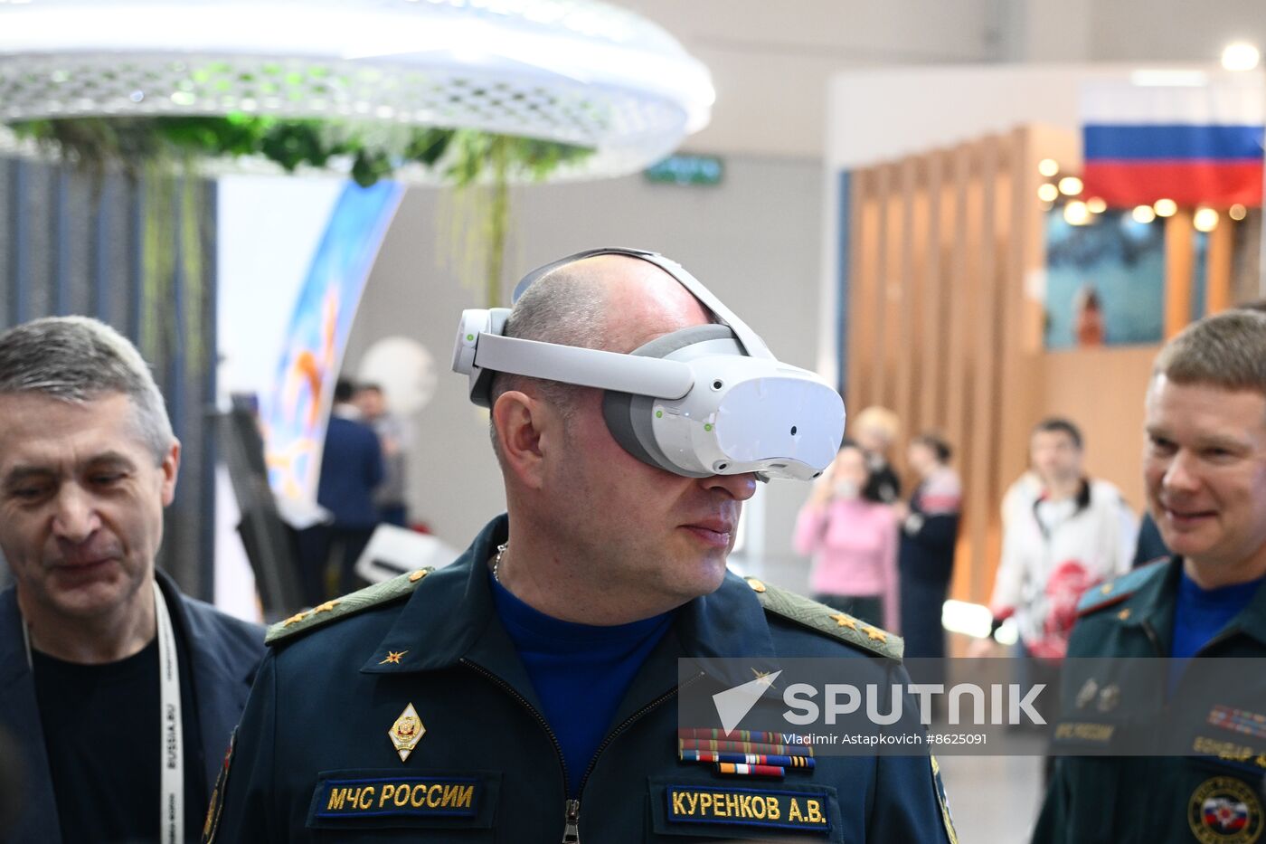 RUSSIA EXPO. Russian Emergencies Minister Alexander Kurenkov attends exhibition