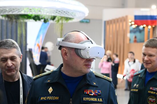 RUSSIA EXPO. Russian Emergencies Minister Alexander Kurenkov attends exhibition