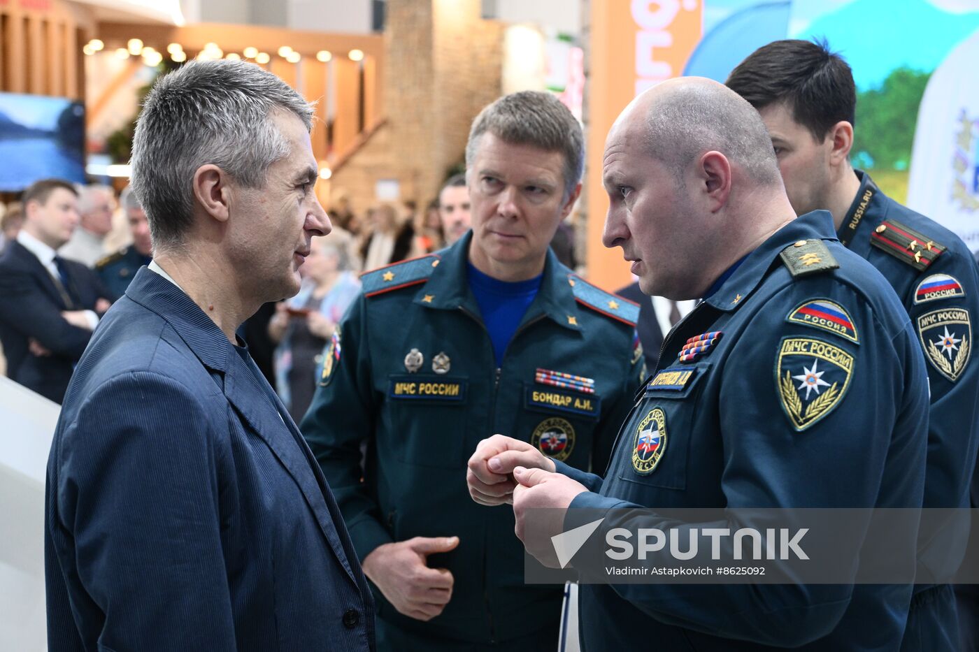 RUSSIA EXPO. Russian Emergencies Minister Alexander Kurenkov attends exhibition