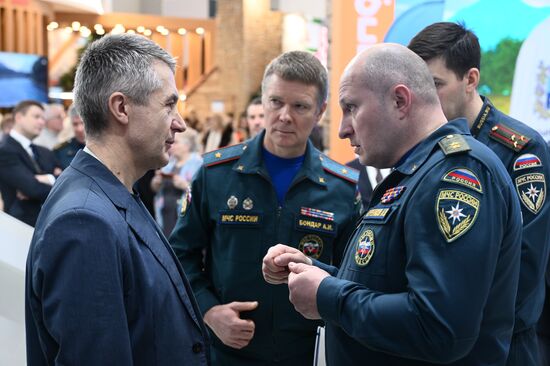 RUSSIA EXPO. Russian Emergencies Minister Alexander Kurenkov attends exhibition