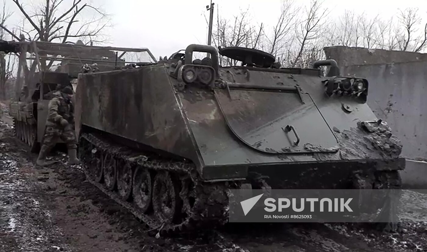Russia Ukraine Military Operation Avdiivka Captured Vehicles