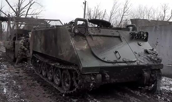 Russia Ukraine Military Operation Avdiivka Captured Vehicles