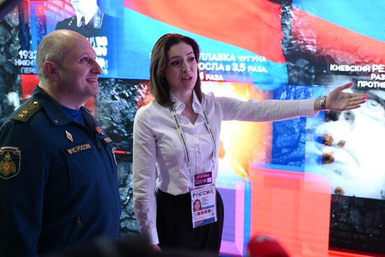 RUSSIA EXPO. Russian Emergencies Minister Alexander Kurenkov attends exhibition