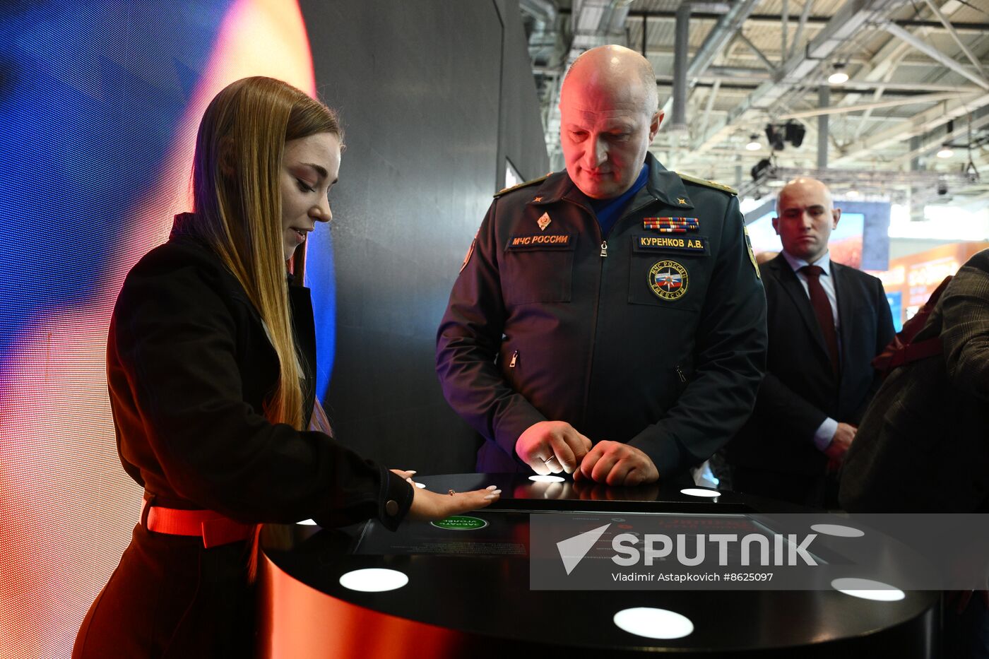 RUSSIA EXPO. Russian Emergencies Minister Alexander Kurenkov attends exhibition