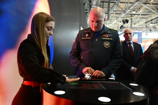 RUSSIA EXPO. Russian Emergencies Minister Alexander Kurenkov attends exhibition