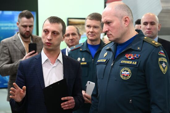 RUSSIA EXPO. Russian Emergencies Minister Alexander Kurenkov attends exhibition