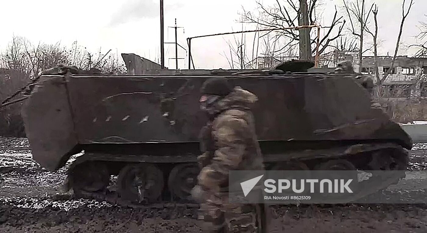 Russia Ukraine Military Operation Avdiivka Captured Vehicles