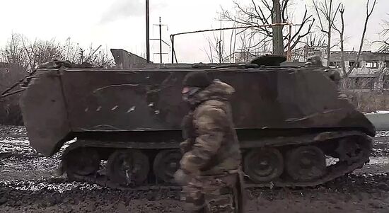 Russia Ukraine Military Operation Avdiivka Captured Vehicles