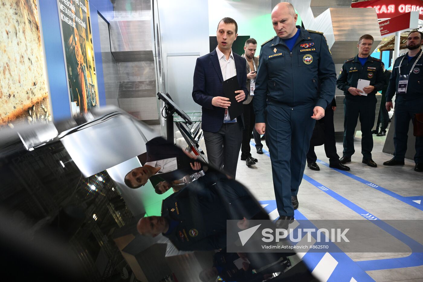 RUSSIA EXPO. Russian Emergencies Minister Alexander Kurenkov attends exhibition