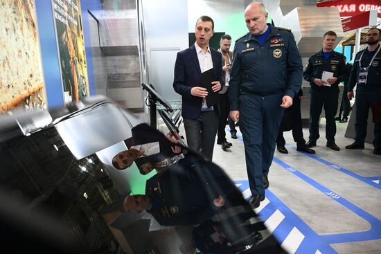 RUSSIA EXPO. Russian Emergencies Minister Alexander Kurenkov attends exhibition