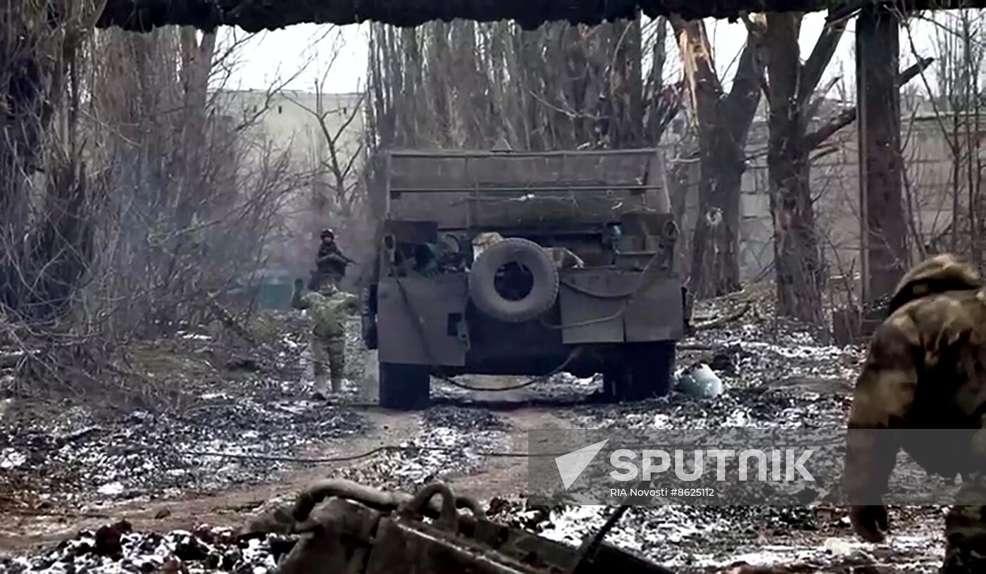 Russia Ukraine Military Operation Avdiivka Captured Vehicles