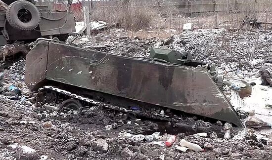 Russia Ukraine Military Operation Avdiivka Captured Vehicles