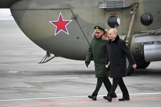 Russia Putin Aerospace Forces State Awards Presentation