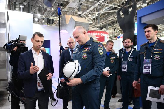RUSSIA EXPO. Russian Emergencies Minister Alexander Kurenkov attends exhibition