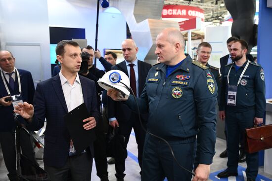 RUSSIA EXPO. Russian Emergencies Minister Alexander Kurenkov attends exhibition