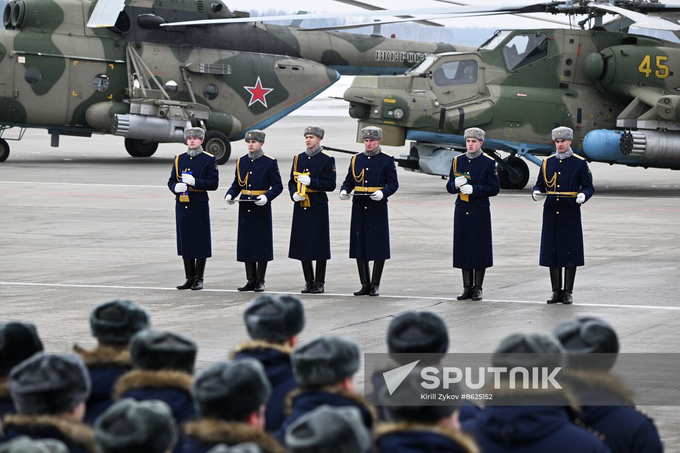 Russia Putin Aerospace Forces State Awards Presentation