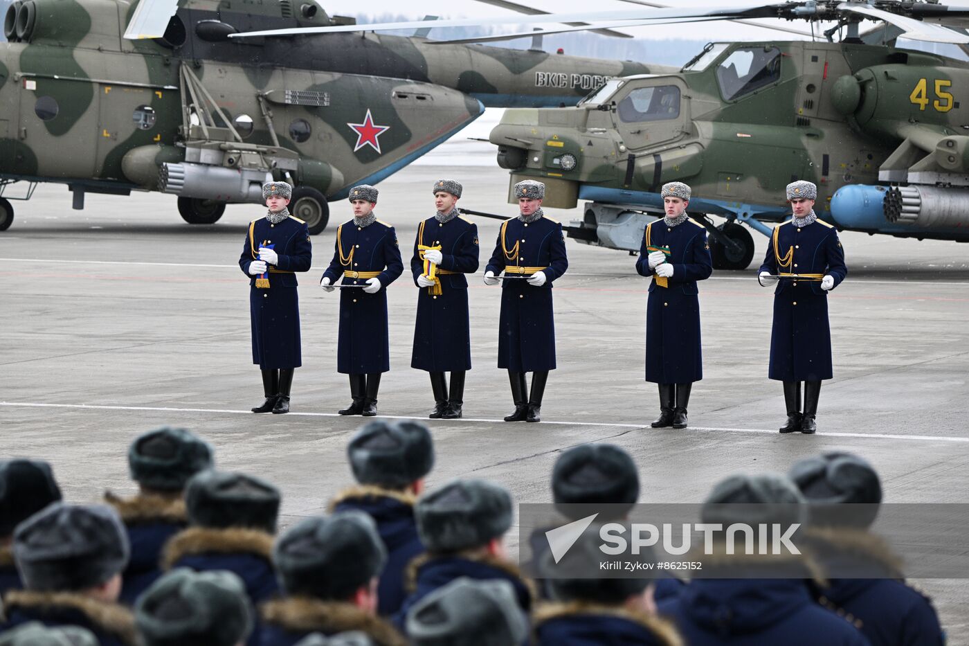 Russia Putin Aerospace Forces State Awards Presentation