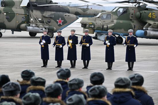 Russia Putin Aerospace Forces State Awards Presentation