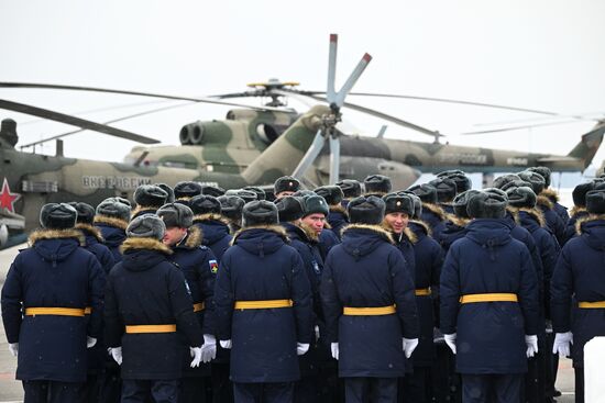 Russia Putin Aerospace Forces State Awards Presentation