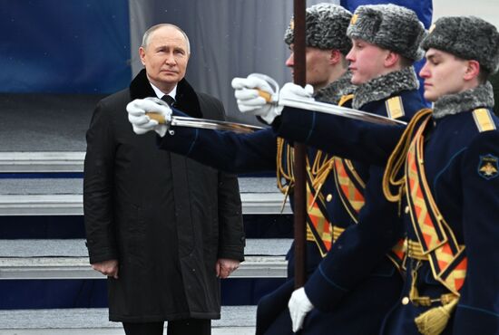 Russia Putin Aerospace Forces State Awards Presentation