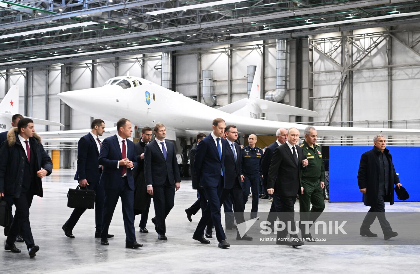 Russia Putin Kazan Aircraft Plant