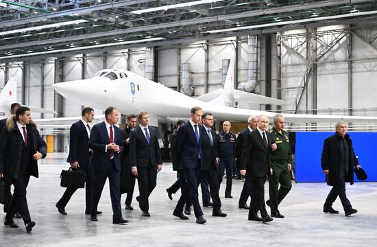 Russia Putin Kazan Aircraft Plant