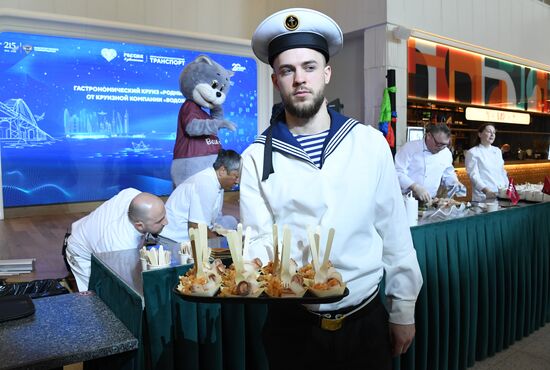 RUSSIA EXPO. Home Shores Gastronomic Cruise from Vodokhod cruise company