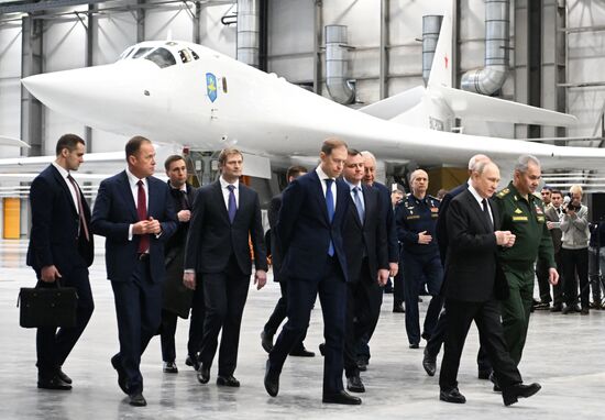 Russia Putin Kazan Aircraft Plant