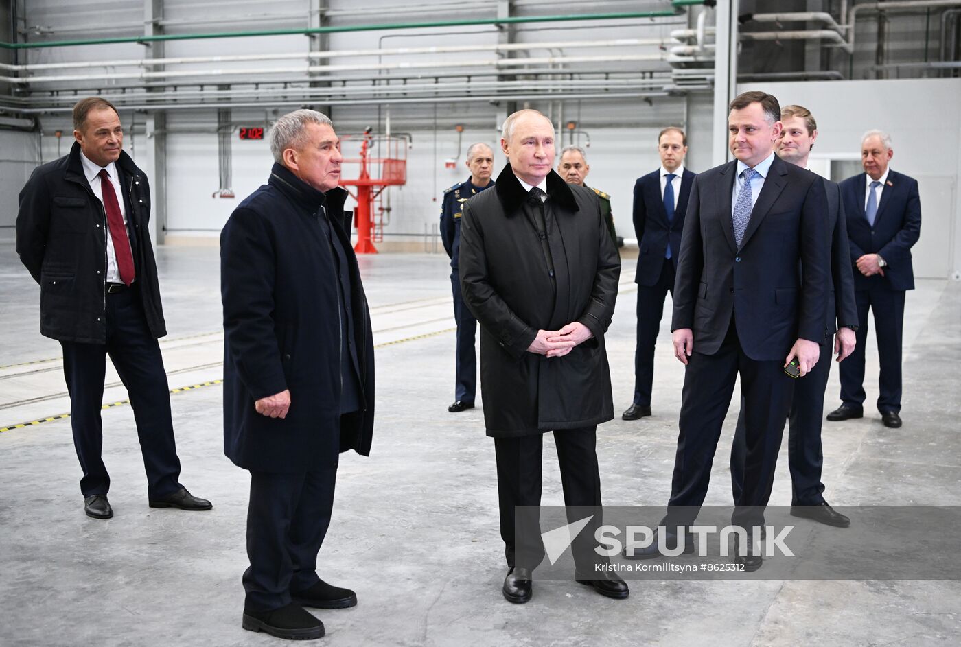 Russia Putin Kazan Aircraft Plant