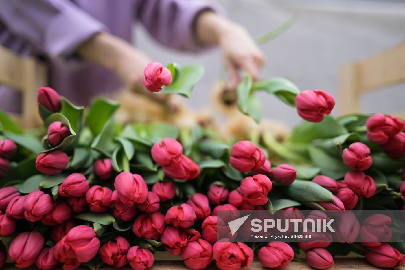 Russia Flower Growing